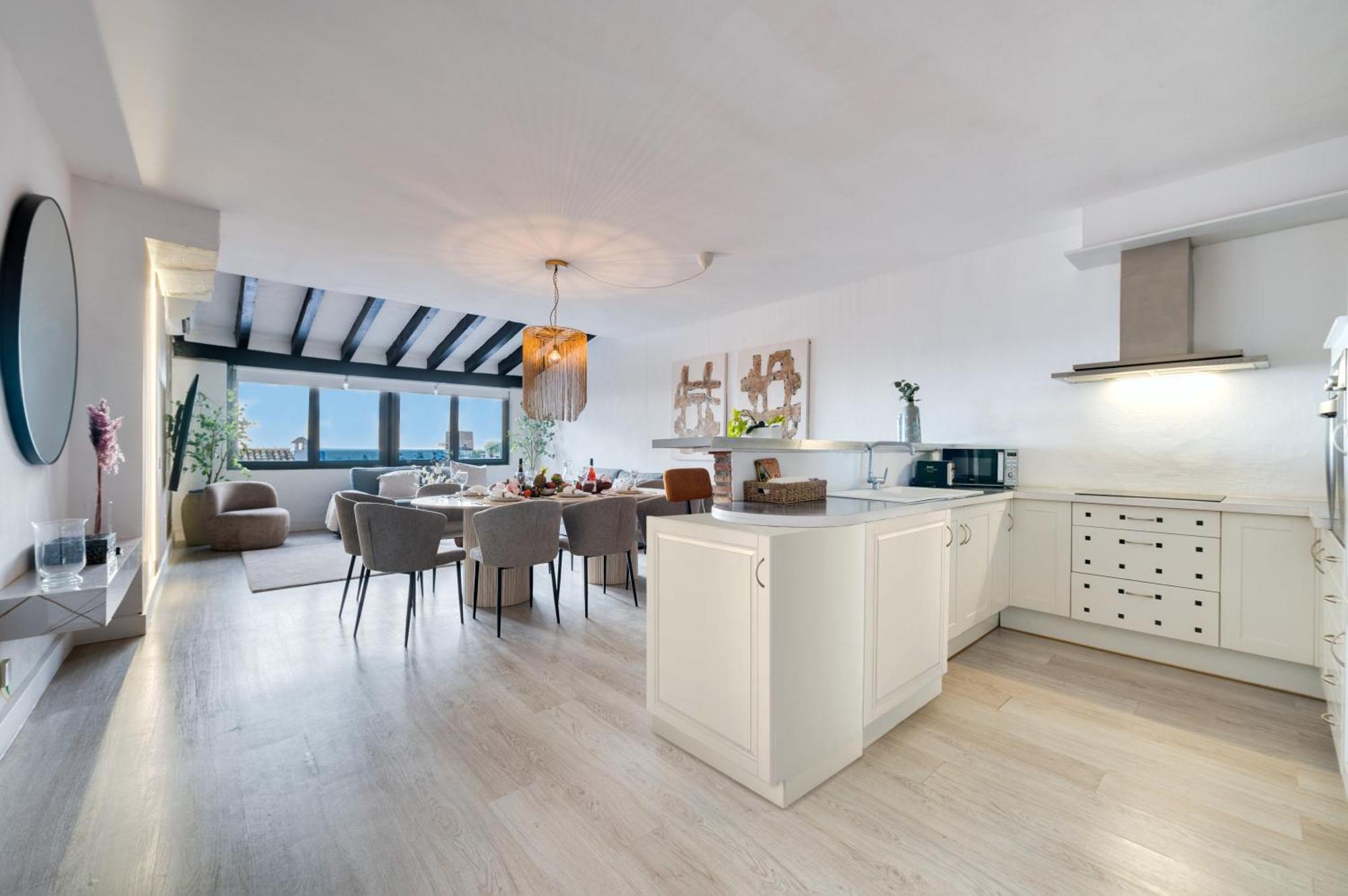 Apartament Vacation Marbella I Stylish 5Bdr Penthouse, Sea And Marina View Zewnętrze zdjęcie